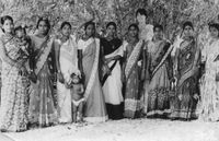Fanou's team of ladies group portrait