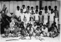 Fraternity workshop workers group photo
