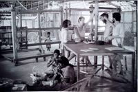 Fraternity workshop inside scene