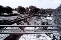 Erecting it's steel structure